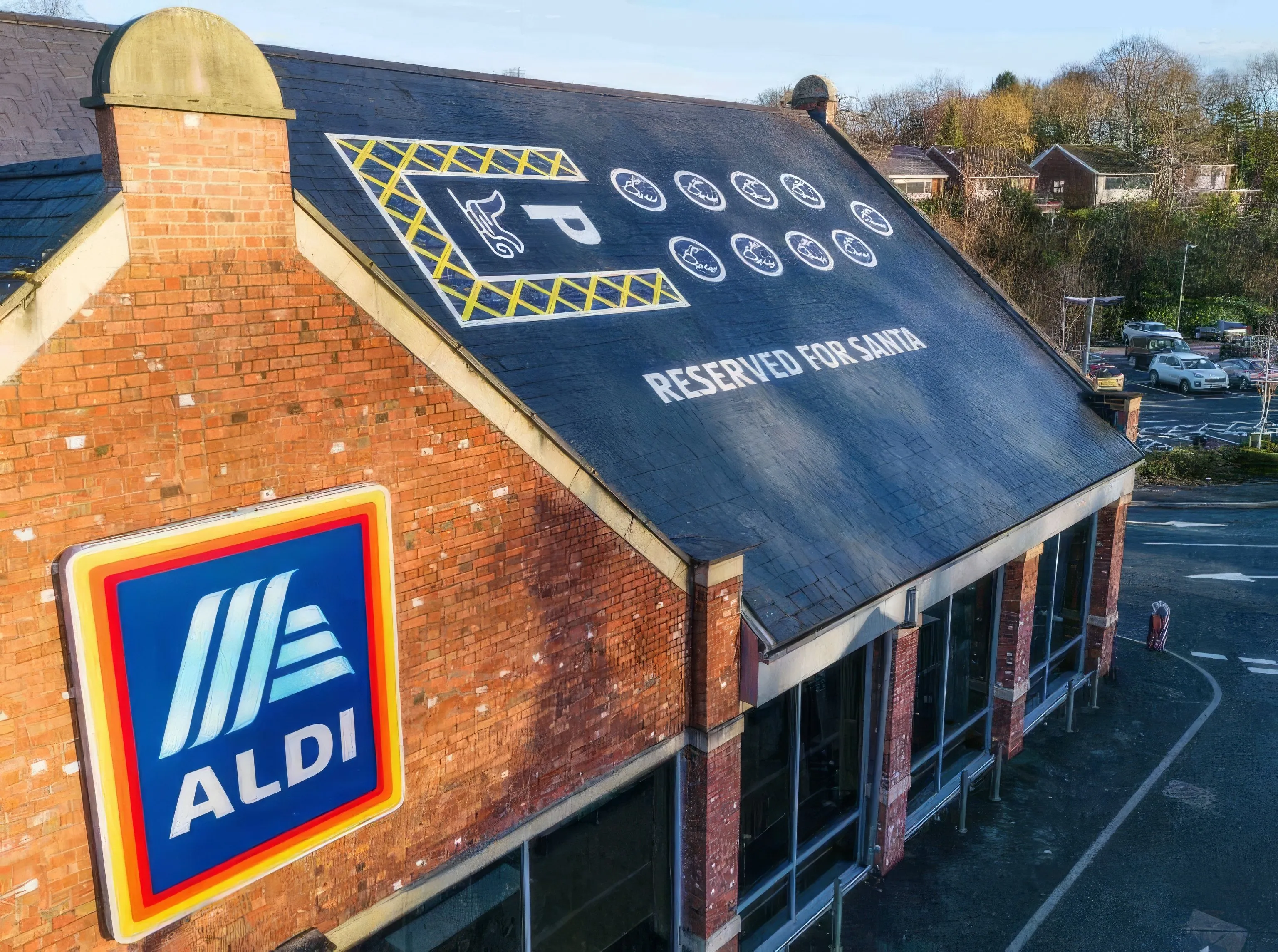 Aldi — Santa’s Parking Space