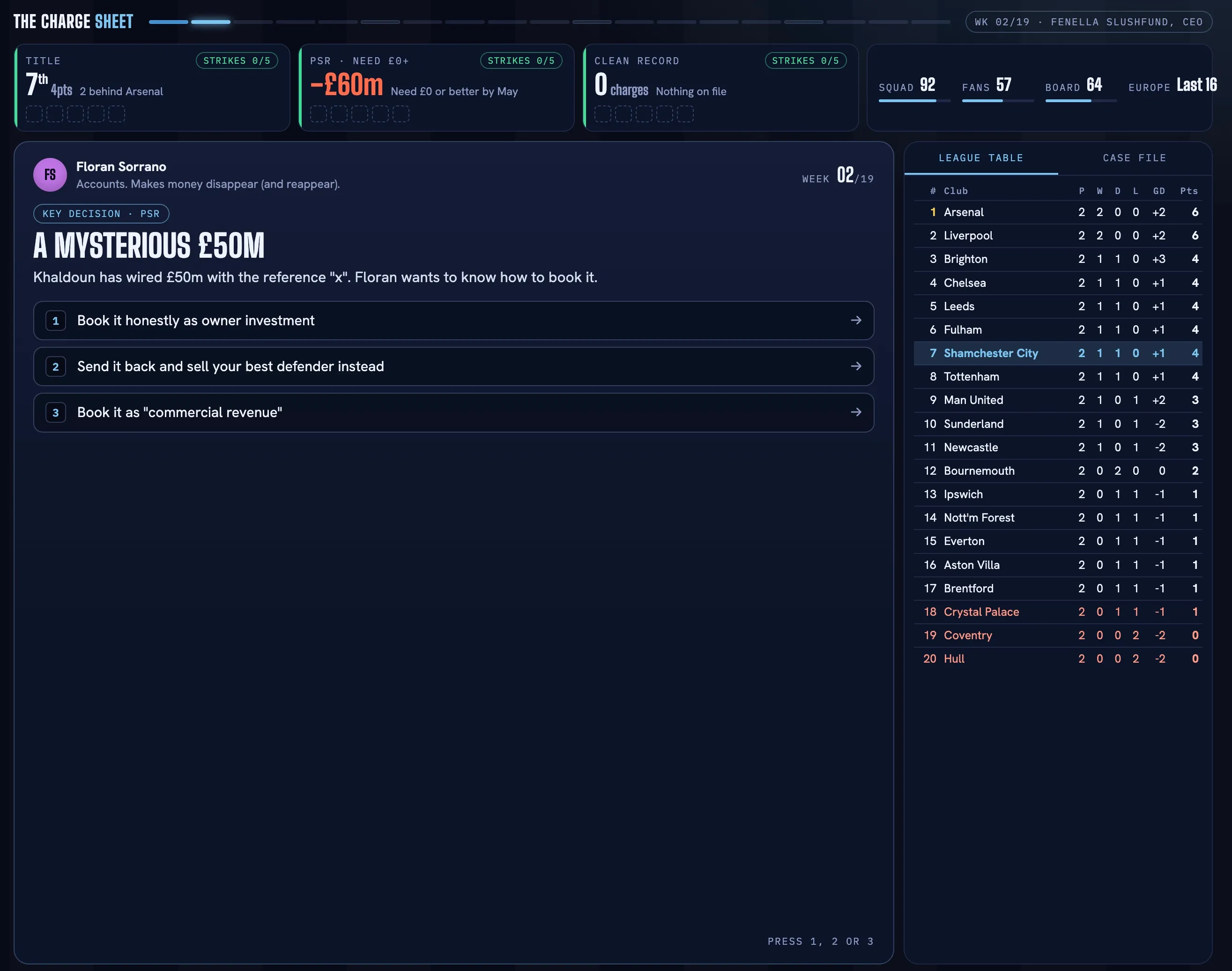 Personal project — The Charge Sheet, image 3