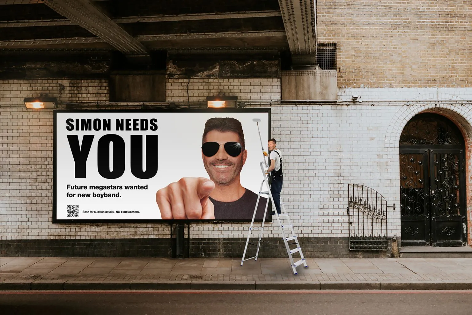 Simon Cowell — Boyband Recruitment Campaign, image 1
