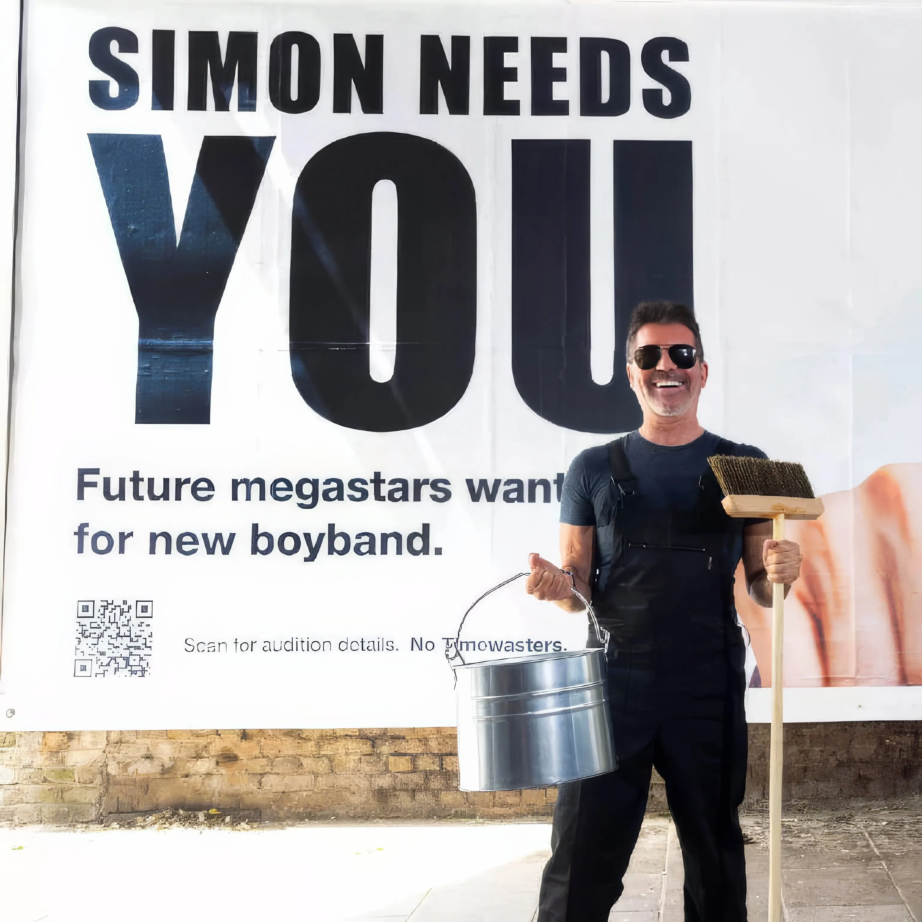 Simon Cowell — Boyband Recruitment Campaign
